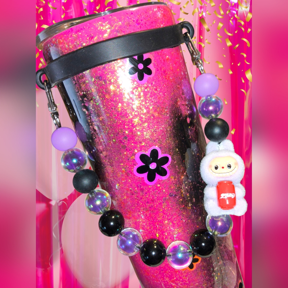 UNIQUE BEADED BUBU TUMBLER STRAP / HOLDER